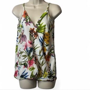 Tropical Surplice Tank Top‎
